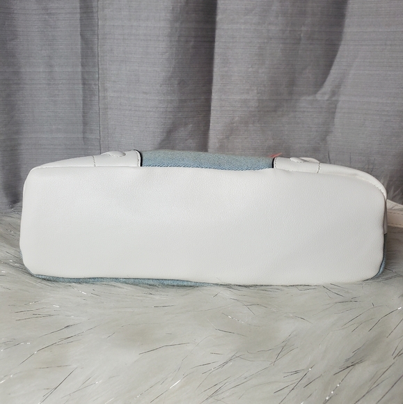 JUICY COUTURE denim heritage satchel crossbody bag - Picture 6 of 7